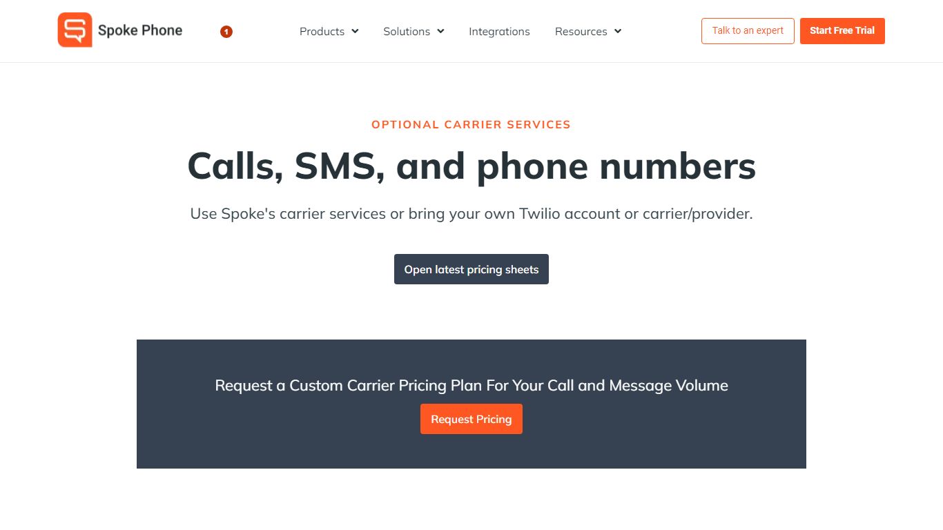 Cloud Phone System Call, TXT, and Number Costs - Spoke Phone